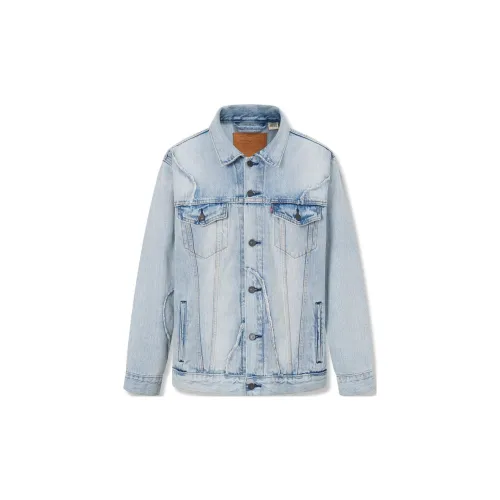 Levis Blue Men's Denim Jackets Левис Синий Мужские Джинсовые Куртки