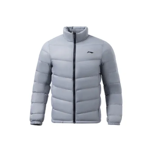 LINING Training Series Пуховик Мужской Каменный Серый