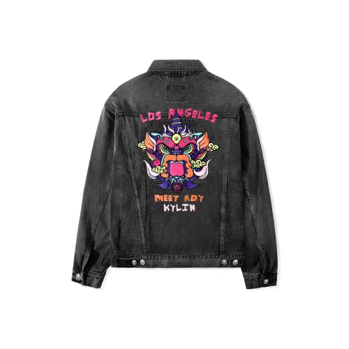 MEET ROY Черный Унисекс Джинсовые куртки