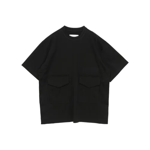 Sacai совместная черная мужская футболка