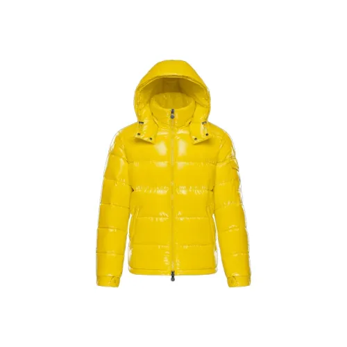 Moncler Maya Series Пуховик Зимний Мужской Желтый