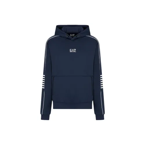 EMPORIO ARMANI FW24 Свитшот Мужской Темно-синий