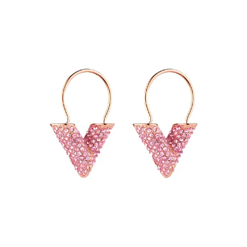 LOUIS VUITTON ESSENTIAL V Серьги с стразами Унисекс