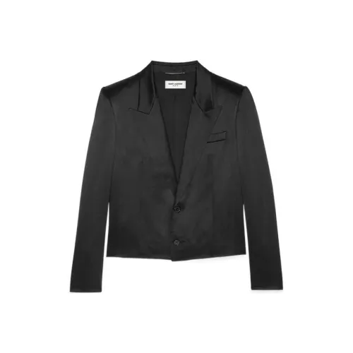 SAINT LAURENT SS22 Бизнес-костюм Пальто Мужской Черный