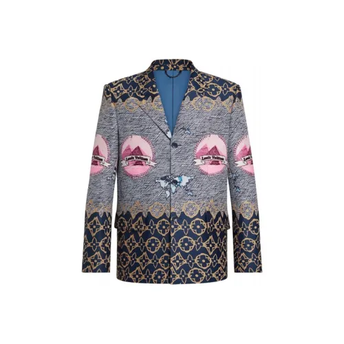 LOUIS VUITTON Бизнес-костюм мужской серый