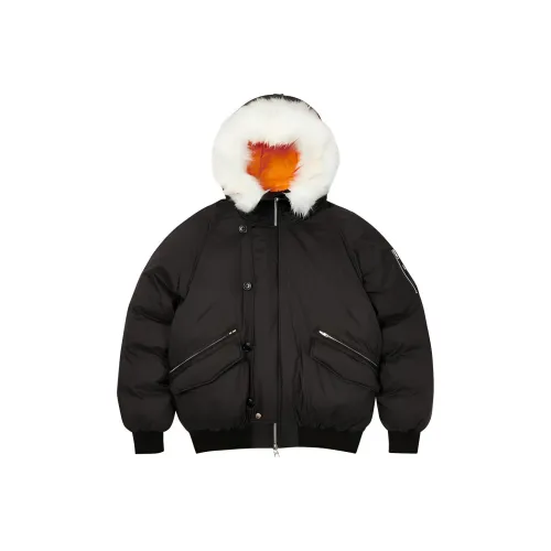 Дворцовый черный унисекс пуховые куртки