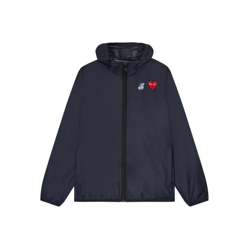 CDG Морской Синий Мужские Куртки