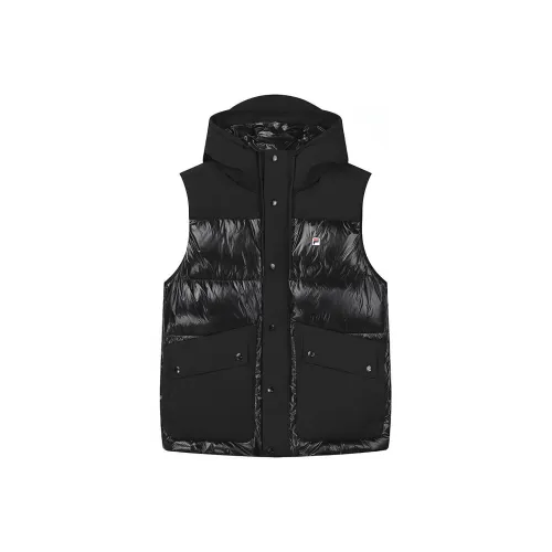 FILA Глубокий Черный Мужской Пуховый жилет