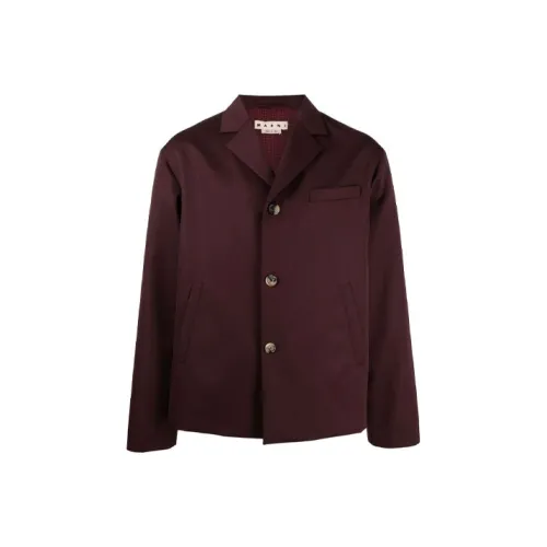 Marni Красный Мужской Деловой Костюм