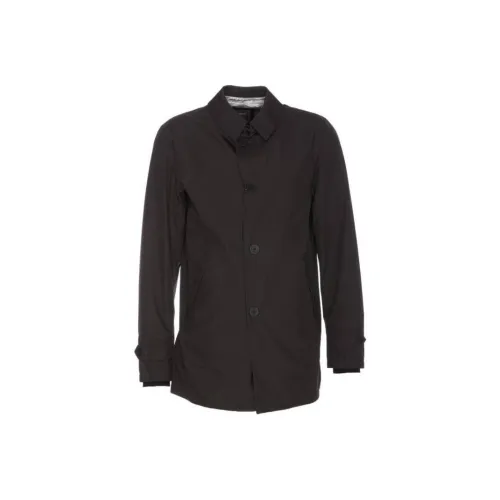 HERNO Куртки Пальто Мужской Угольный Серый