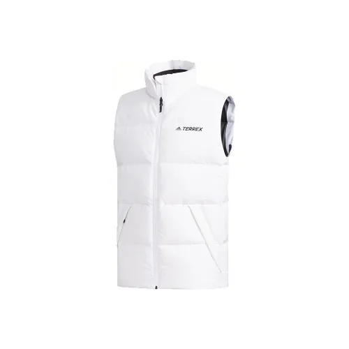 Adidas Белый Мужской Пуховый жилет