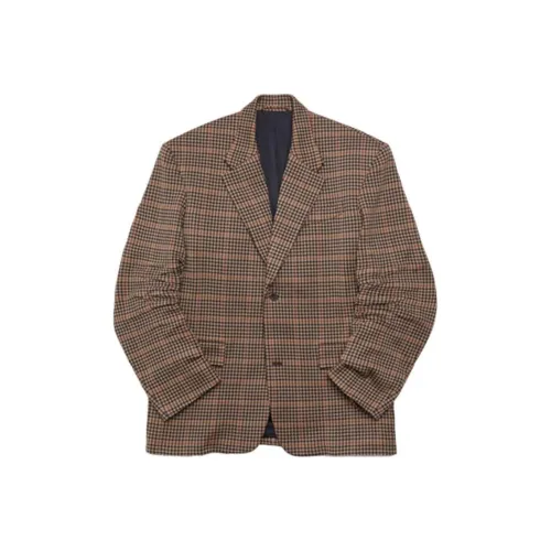 Balenciaga FW23 Бизнес Костюм Пальто Свободный крой Unisex Light Коричневый