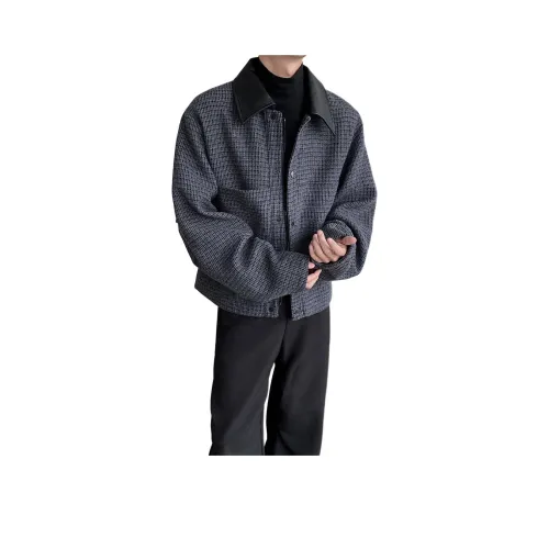 FOMOCE Синий черный унисекс куртки