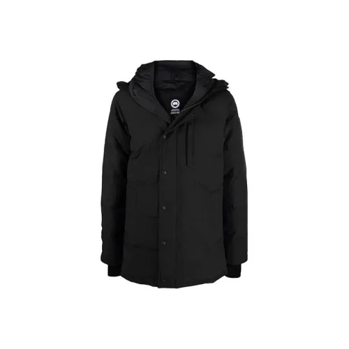 Canada Goose Carson Series Мужская пуховая куртка черного цвета