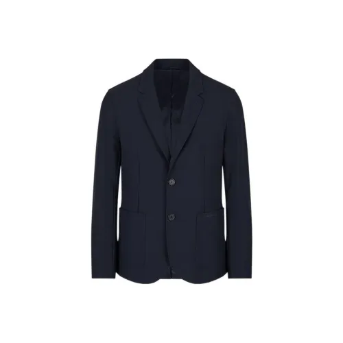 ARMANI EXCHANGEAE FW22 Бизнес-костюм Пальто Мужской Морской Синий
