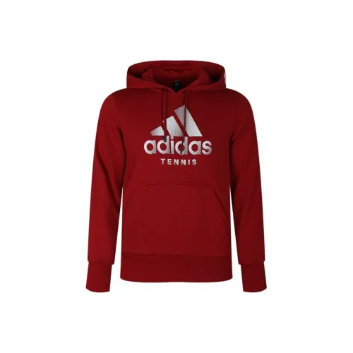 Adidas Tennis Cat Hoodie M Свитшот Мужской Красный