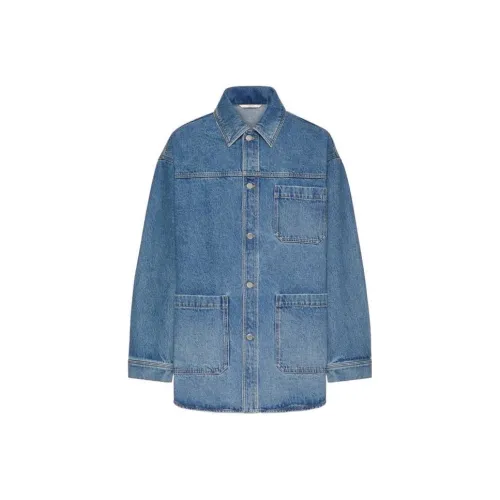 Valentino Мужские синие джинсовые куртки