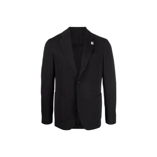 LARDINI Черные Мужские Деловые Костюмы