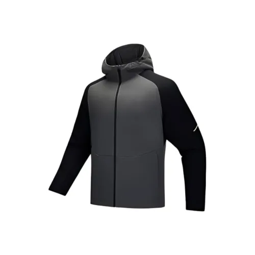 ANTA Running Collection Куртки и Пальто Мужской Серый Замковый Основной Черный