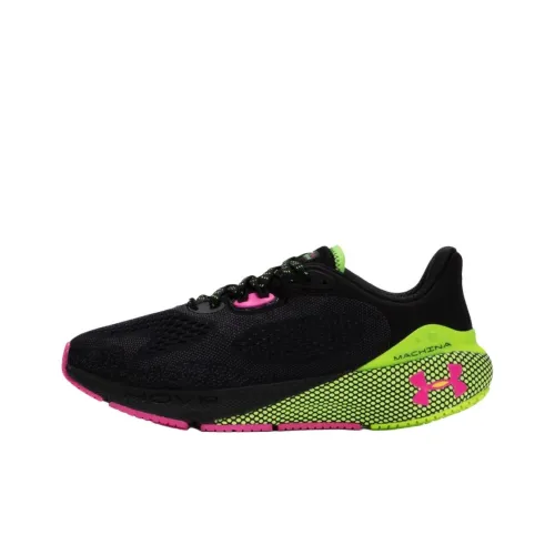 Under Armour HOVR Machina 3 Беговые кроссовки Низкий верх Черный/Зеленый Мужской