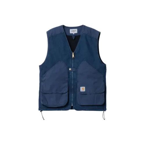 Carhartt WIP Blue Men's Gilets Кархартт WIP Синий Мужской Жилеты