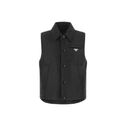 PRADA Мужские черные жилеты