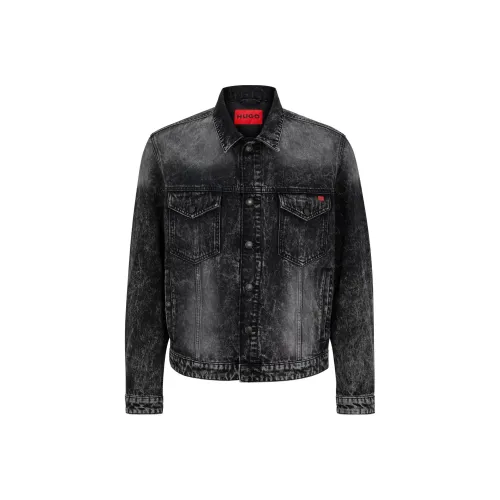 Hugo Boss Черные Мужские Джинсовые Куртки