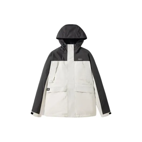 OUTDOOR PRODUCTS Куртки и пальто Мужской Угольный серый Слоновая кость