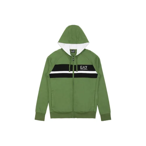 EMPORIO ARMANI EA7 Куртки и Пальто Мужской Светло-Зеленый