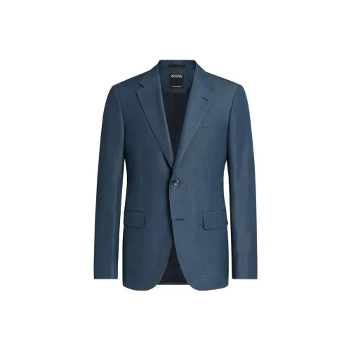 Ermenegildo Zegna Синий Мужской Деловой костюм