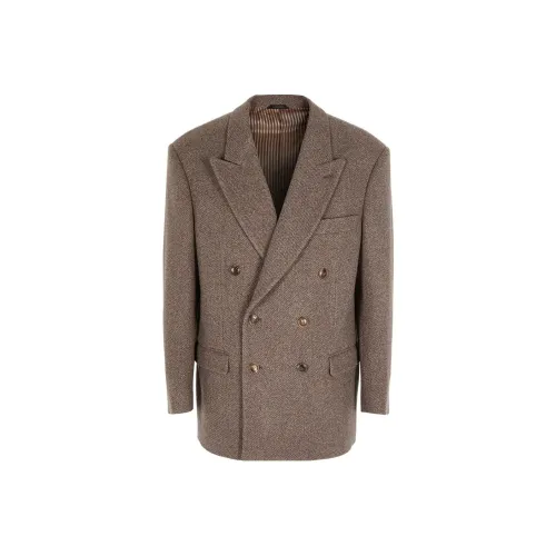 GIORGIO ARMANI Бизнес-костюм Пальто Мужской Коричневый
