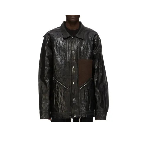 Rick Owens RO FW24 Куртки и Пальто Мужской Черный