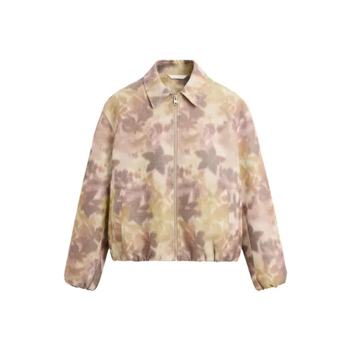 ZARA Куртки Пальто Мужской Персиковый