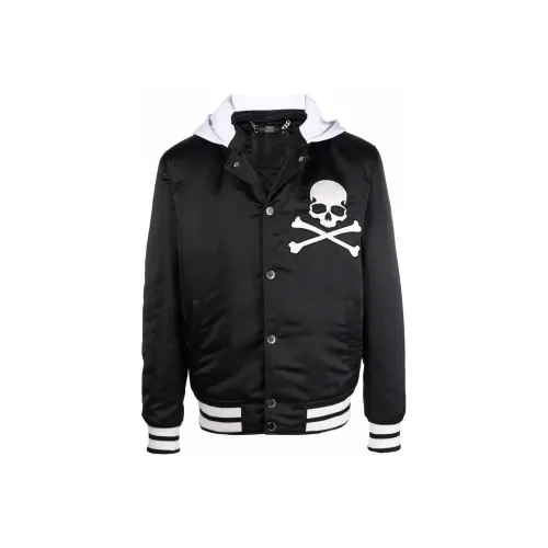 PHILIPP PLEIN Мужские черные куртки
