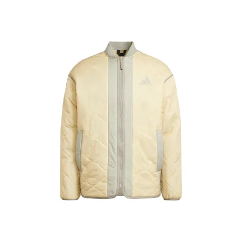 Adidas Легкий Утеплённые куртки и пальто Мужской Песочно-коричневый Галька Серебристо-серый