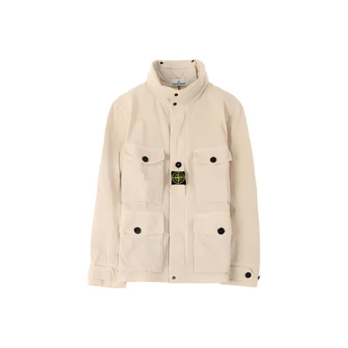 Stone Island Бежевый Мужской Куртки