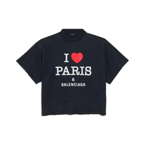 BALENCIAGA Черная Унисекс Футболка