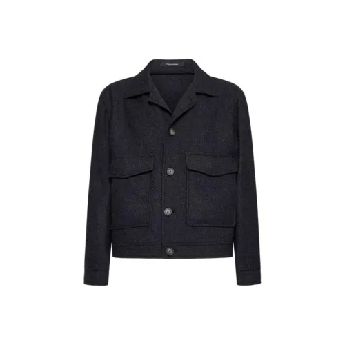 Tagliatore Куртки Пальто Мужской Navy Blue