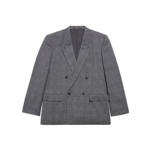 Balenciaga Регулярный крой Куртка Бизнес Костюм Relaxed Fit Унисекс Черный