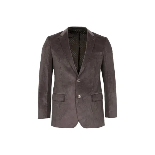 Hugo Boss Коричневый Мужской Деловой костюм