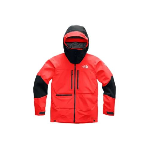 The North Face SUMMIT Водонепроницаемый и Ветрозащитный для сохранения тепла Ветровка Мужской Красный