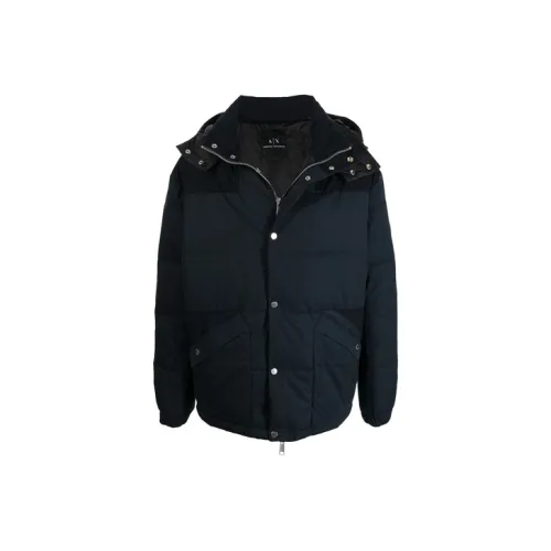 ARMANI EXCHANGE Темно-синий Мужской Пуховик
