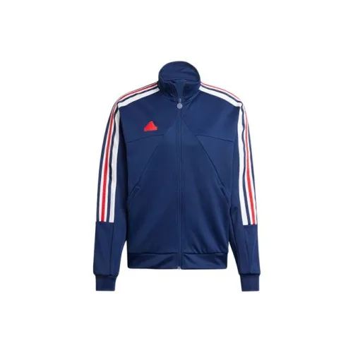Adidas Куртки Пальто Мужской Team Navy Синий 2 Белый Better Алый