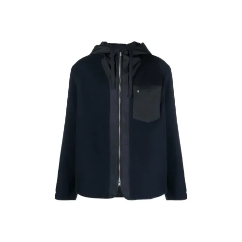 JIL SANDER Мужские черные куртки