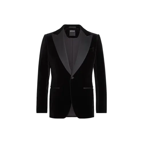 Ermenegildo Zegna Черные Мужские Деловые Костюмы