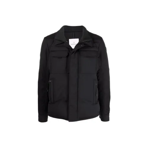 Moncler Roc Nation совместный бренд Co Бренд FW21 пуховик зимний мужской черный