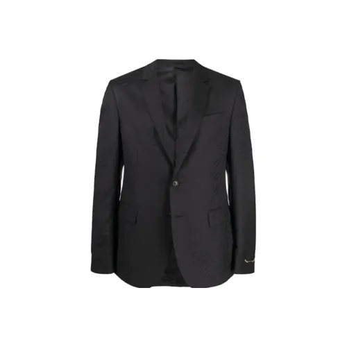 VERSACE Бизнес костюм пальто мужской черный