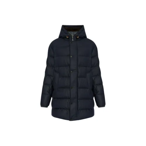 Moncler Пуховик Мужской Navy Синий