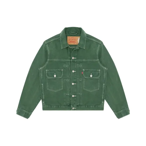 Denim Tears Зеленая унисекс джинсовая куртка