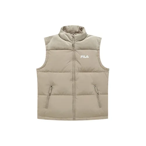 FILA FUSION Хаки цвет оленьего рога Мужской пуховый жилет